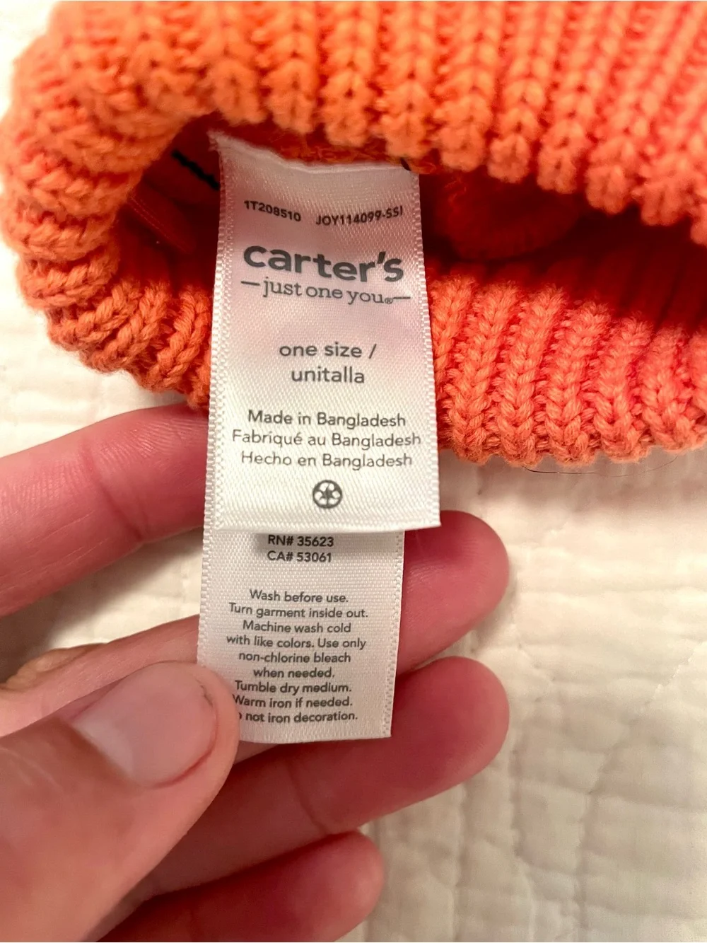 Carters soft knit